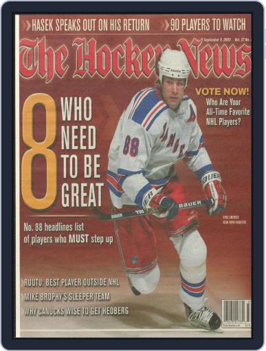 The Hockey News September 9th, 2003 Digital Back Issue Cover
