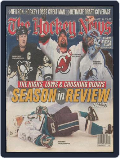 The Hockey News July 1st, 2003 Digital Back Issue Cover