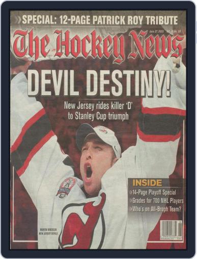 The Hockey News June 27th, 2003 Digital Back Issue Cover