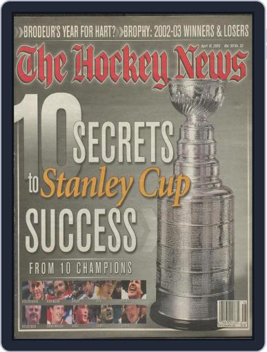 The Hockey News April 18th, 2003 Digital Back Issue Cover