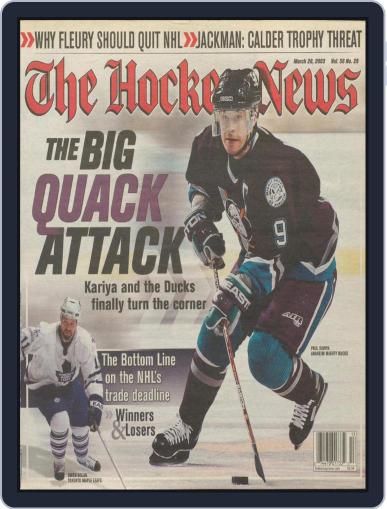 The Hockey News March 28th, 2003 Digital Back Issue Cover
