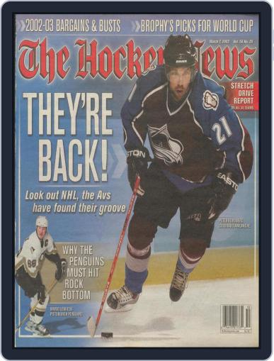 The Hockey News March 7th, 2003 Digital Back Issue Cover