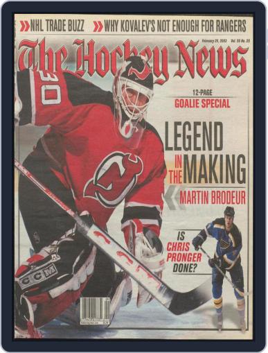 The Hockey News February 28th, 2003 Digital Back Issue Cover