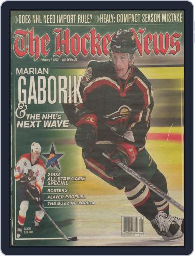 The Hockey News February 7th, 2003 Digital Back Issue Cover