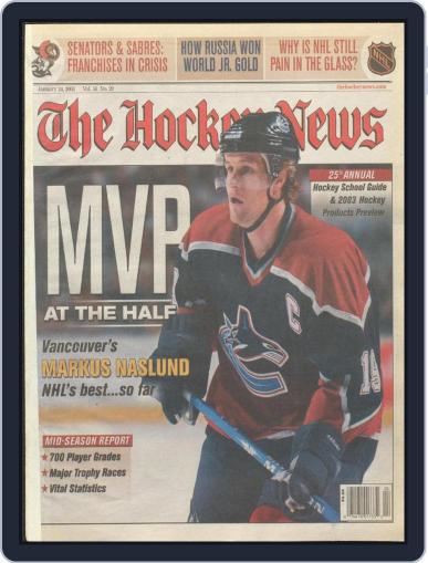 The Hockey News January 24th, 2003 Digital Back Issue Cover