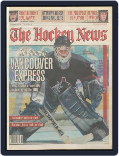 The Hockey News December 20th, 2002 Digital Back Issue Cover