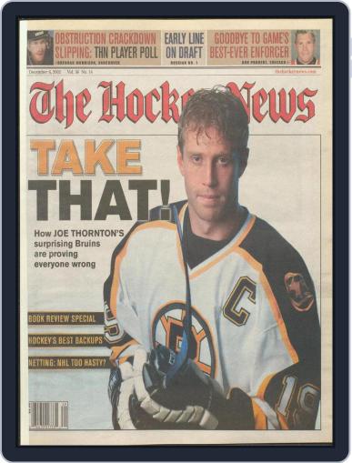 The Hockey News December 6th, 2002 Digital Back Issue Cover