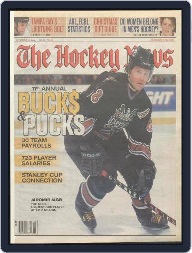 The Hockey News November 15th, 2002 Digital Back Issue Cover