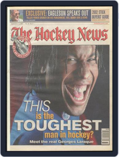 The Hockey News September 13th, 2002 Digital Back Issue Cover