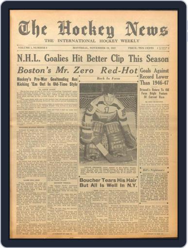 The Hockey News November 19th, 1947 Digital Back Issue Cover