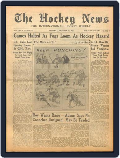 The Hockey News October 22nd, 1947 Digital Back Issue Cover