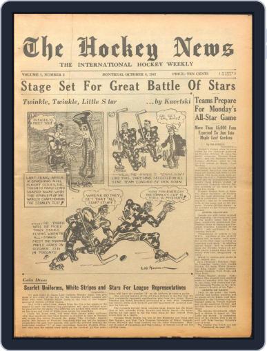 The Hockey News October 8th, 1947 Digital Back Issue Cover