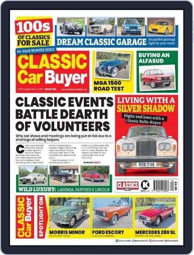Classic Car Buyer September 27th, 2023 Digital Back Issue Cover