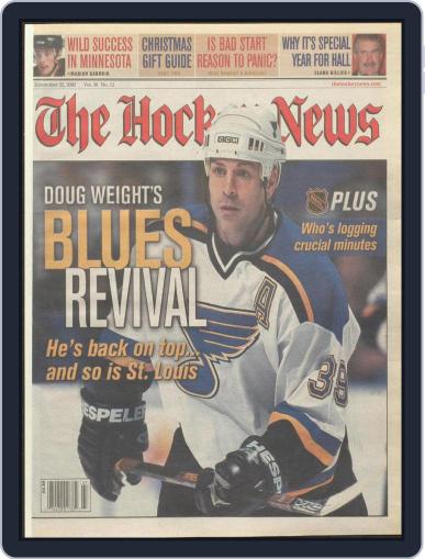 The Hockey News November 22nd, 2002 Digital Back Issue Cover