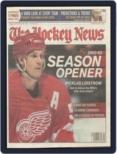 The Hockey News October 1st, 2002 Digital Back Issue Cover