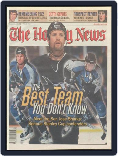 The Hockey News September 20th, 2002 Digital Back Issue Cover