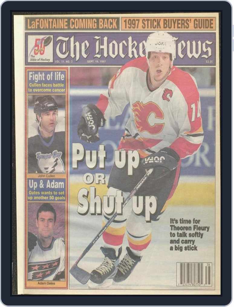 1996-97 Vancouver Canucks (NHL) Original Yearbook/Media Guide