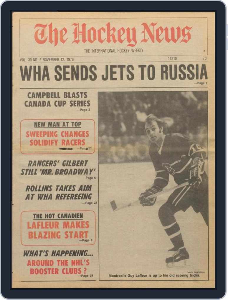 The Hockey News November 26, 1976 (Digital) 