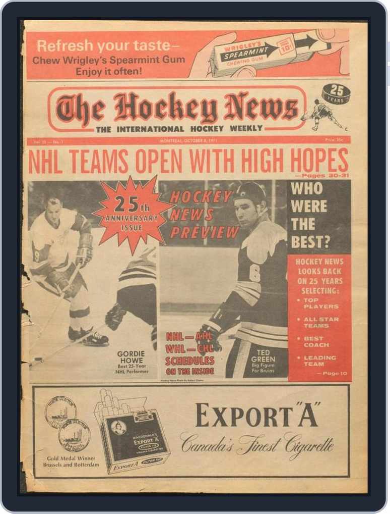 Pro Hockey Heroes of Today - Bill Libby - First Edition