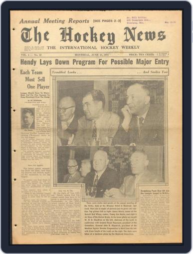 The Hockey News June 15th, 1951 Digital Back Issue Cover