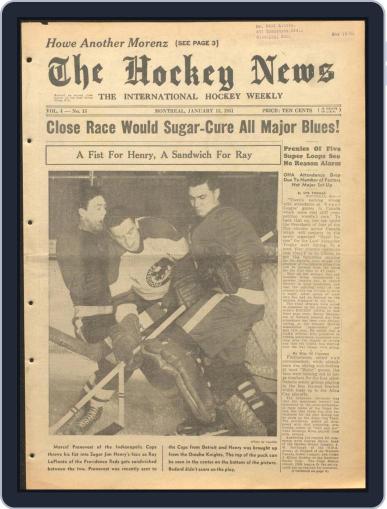The Hockey News January 13th, 1951 Digital Back Issue Cover