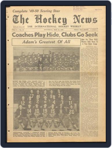 The Hockey News May 15th, 1950 Digital Back Issue Cover