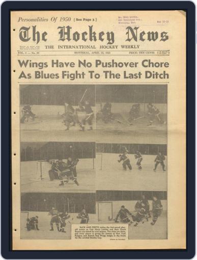 The Hockey News April 22nd, 1950 Digital Back Issue Cover