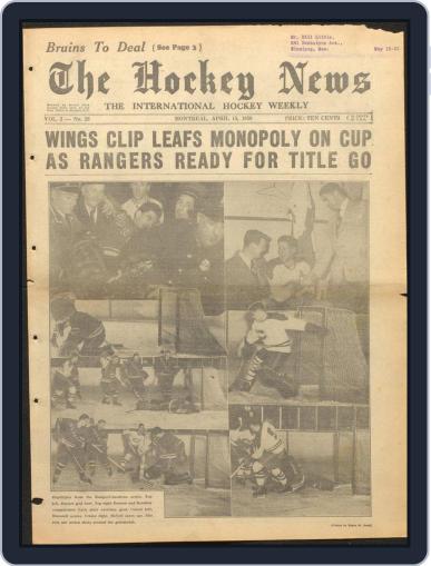 The Hockey News April 15th, 1950 Digital Back Issue Cover