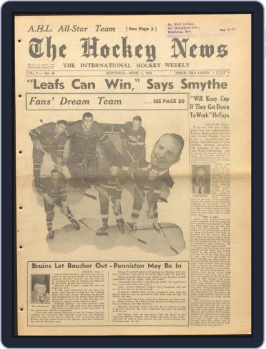 The Hockey News April 1st, 1950 Digital Back Issue Cover