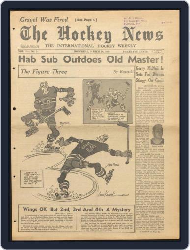 The Hockey News March 18th, 1950 Digital Back Issue Cover