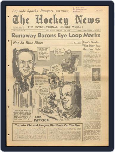 The Hockey News January 21st, 1950 Digital Back Issue Cover