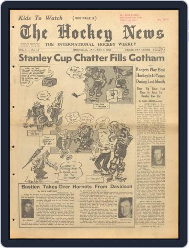The Hockey News January 7th, 1950 Digital Back Issue Cover