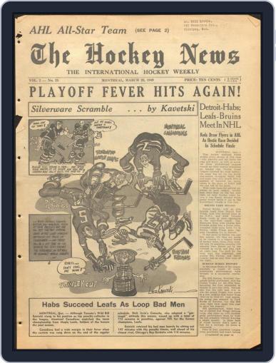 The Hockey News March 23rd, 1949 Digital Back Issue Cover