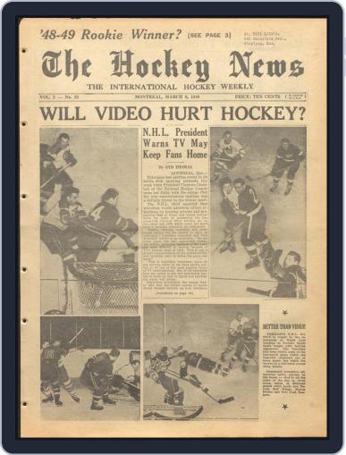 The Hockey News March 9th, 1949 Digital Back Issue Cover