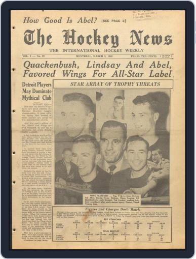The Hockey News March 2nd, 1949 Digital Back Issue Cover