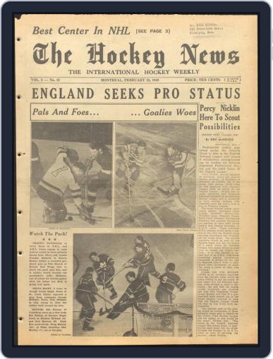 The Hockey News February 23rd, 1949 Digital Back Issue Cover