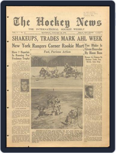 The Hockey News January 26th, 1949 Digital Back Issue Cover