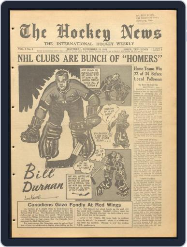 The Hockey News November 24th, 1948 Digital Back Issue Cover