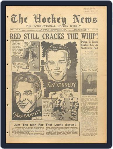 The Hockey News November 10th, 1948 Digital Back Issue Cover