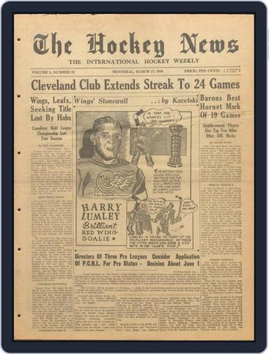 The Hockey News March 17th, 1948 Digital Back Issue Cover