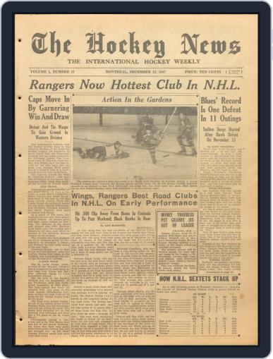 The Hockey News December 17th, 1947 Digital Back Issue Cover