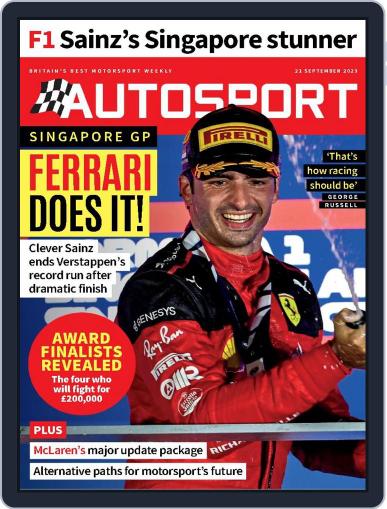 Autosport September 21st, 2023 Digital Back Issue Cover
