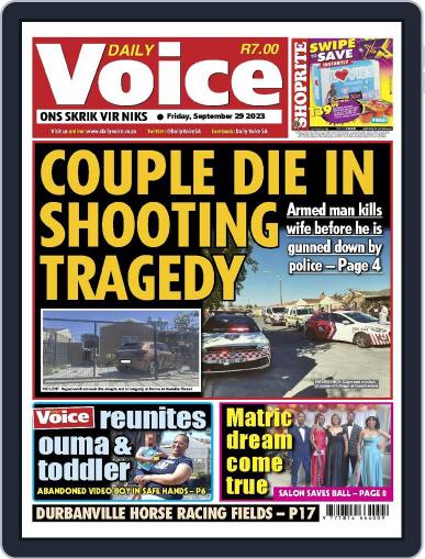 Daily Voice September 29th, 2023 Digital Back Issue Cover