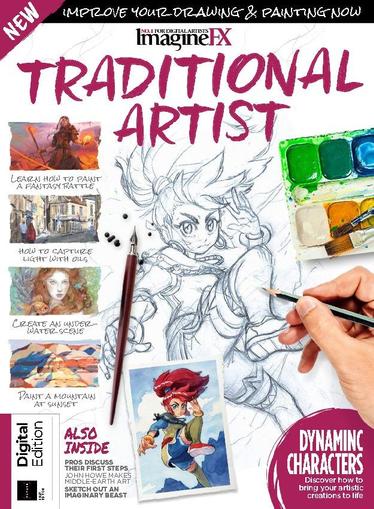 ImagineFX Traditional Artist September 21st, 2023 Digital Back Issue Cover