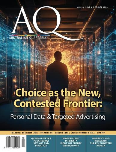 AQ: Australian Quarterly October 1st, 2023 Digital Back Issue Cover