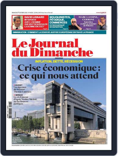 Le Journal du dimanche October 1st, 2023 Digital Back Issue Cover