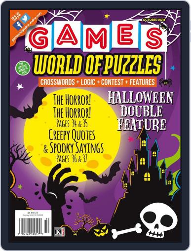 Games World of Puzzles October 1st, 2018 Digital Back Issue Cover