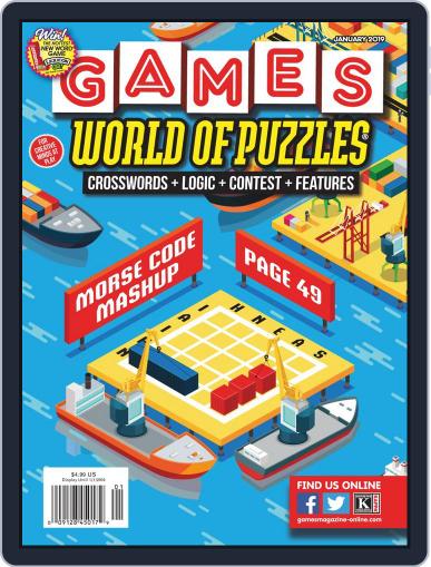 Games World of Puzzles January 1st, 2019 Digital Back Issue Cover