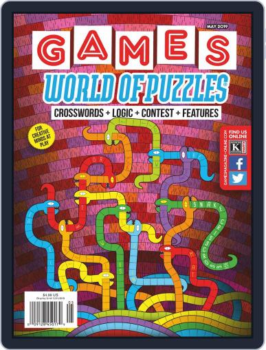 Games World of Puzzles May 1st, 2019 Digital Back Issue Cover