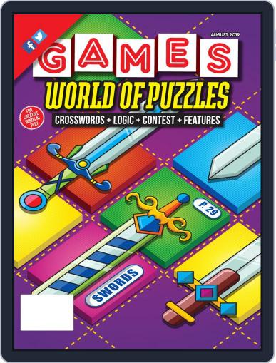 Games World of Puzzles August 1st, 2019 Digital Back Issue Cover